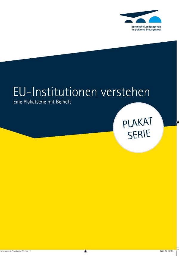 Plakatserie zu den EU-Institutionen