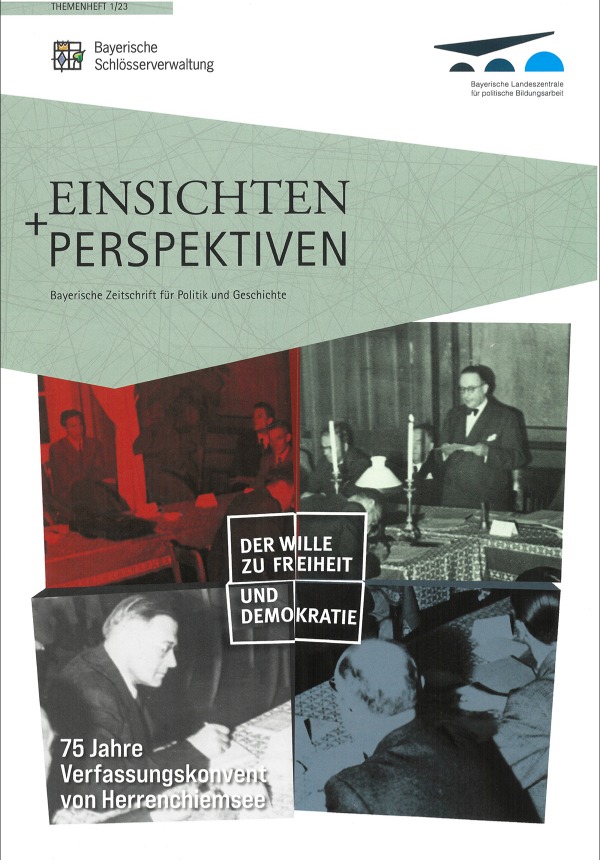 Cover des Themenhefts Herrenchiemsee. Der Wille zu Freiheit und Demokratie