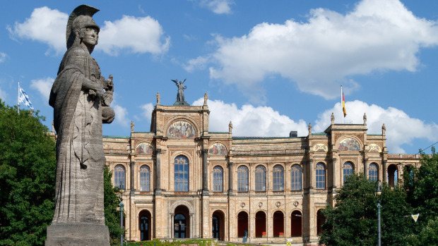Blick auf den Bayerischen Landtag