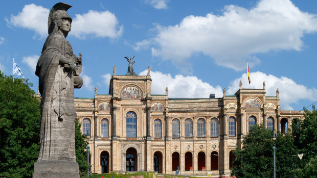 Blick auf den Bayerischen Landtag