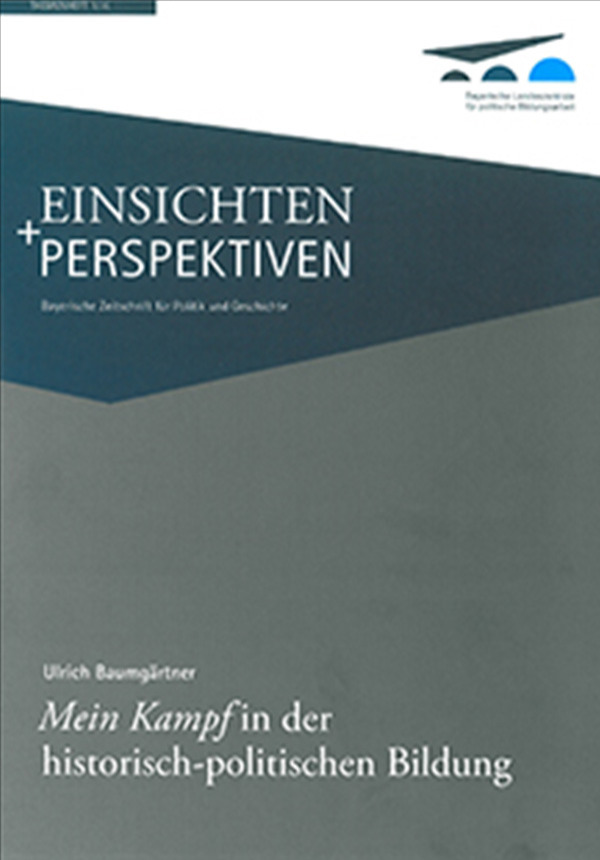 Mein Kampf in der historisch-politischen Bildung