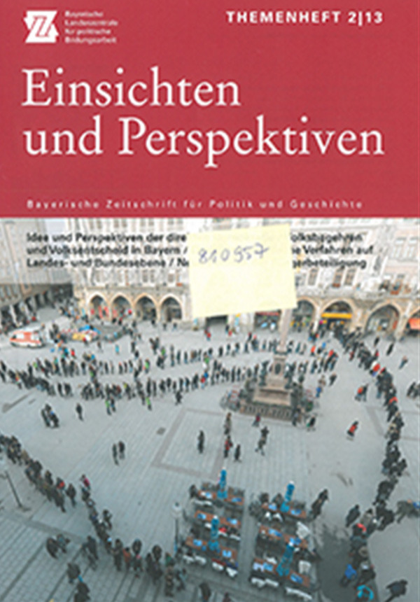 Einsichten und Perspektiven - Themenheft 2/2013