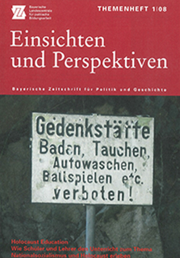 Einsichten und Perspektiven - Themenheft 1/2008