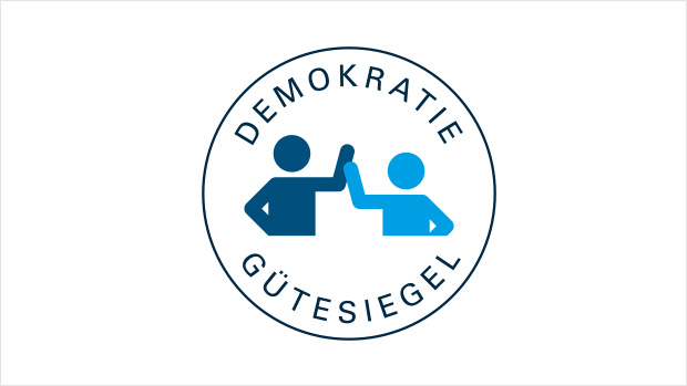 Gütesiegel Demokratie